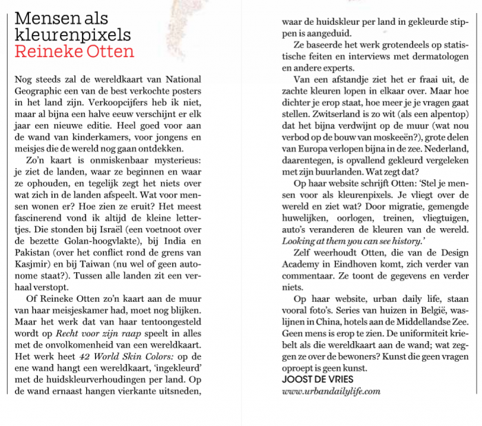 Article Groene Amsterdammer